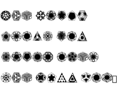 Geometric by The Tenacious Type Studio — Dingbats Font — thumbnail 5