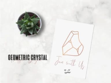 Geometric Crystal by Apollo no.64 — Dingbats Font — thumbnail 4