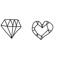 Geometric Crystal by Apollo no.64 — Dingbats Font — thumbnail 5