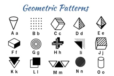 Geometric Patterns by Nun Sukhwan — Dingbats Font — thumbnail 2