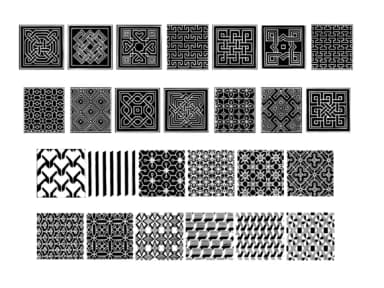 Geometric Patterns by The Tenacious Type Studio — Dingbats Font — thumbnail 2