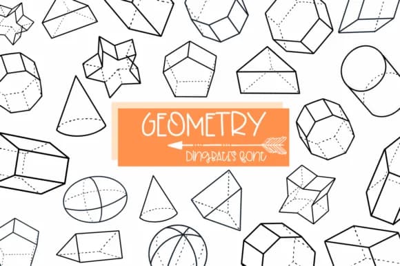 Geometry by Pattern Factory — Dingbats Font