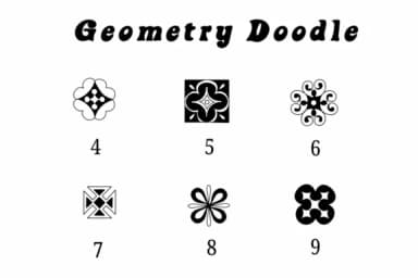 Geometry Doodle by Suphitchaya — Dingbats Font — thumbnail 4