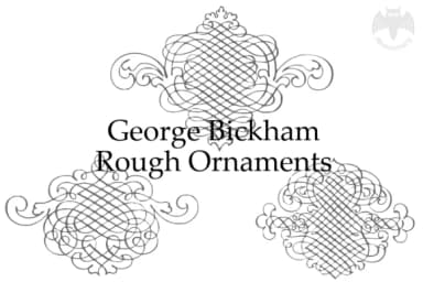 George Bickham Rough Ornaments by Intellecta Design — Dingbats Font — thumbnail 3
