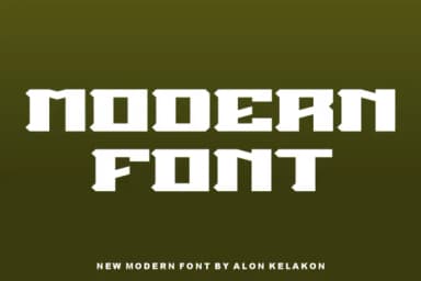 Gerand by alonkelakon — Slab Serif Font — thumbnail 2