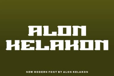 Gerand by alonkelakon — Slab Serif Font — thumbnail 3