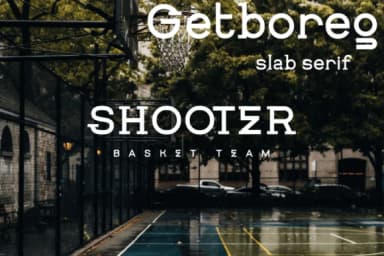 Getboreg by ffeeaarr — Slab Serif Font — thumbnail 1