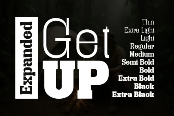 Getup Expanded by Artisans — Slab Serif Font