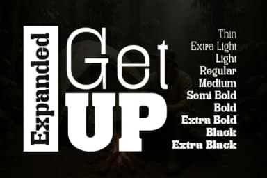 Getup Expanded by Artisans — Slab Serif Font — thumbnail 1