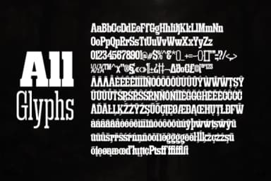Getup Extra Condensed by Artisans — Slab Serif Font — thumbnail 5