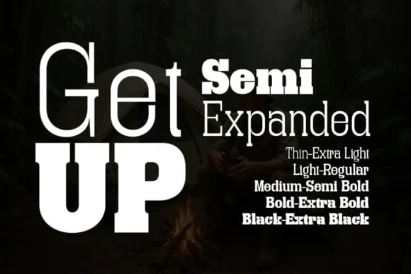 Getup Semi Expanded by Artisans — Slab Serif Font