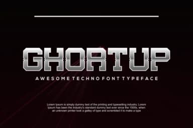 Ghortup by kalingga.albert — Slab Serif Font — thumbnail 3