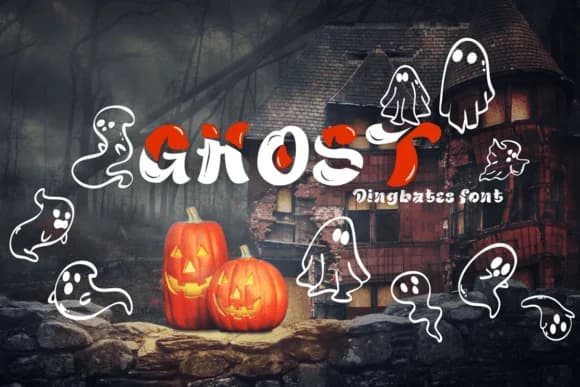 Ghost by Bee piyanuch — Dingbats Font