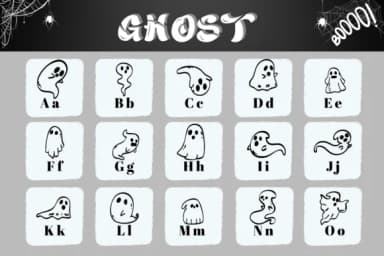 Ghost by Bee piyanuch — Dingbats Font — thumbnail 2
