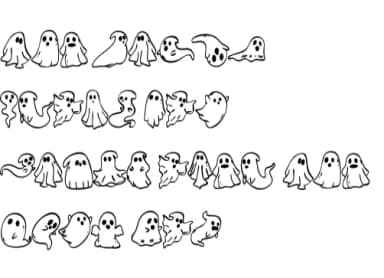 Ghost by Bee piyanuch — Dingbats Font — thumbnail 7
