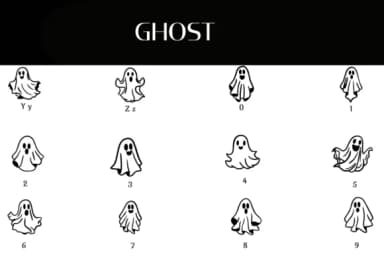 Ghost by Heartcraft Atelier — Dingbats Font — thumbnail 4