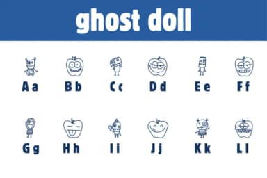 Ghost Doll by Chonada — Dingbats Font — thumbnail 2