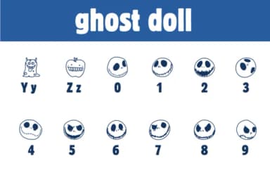 Ghost Doll by Chonada — Dingbats Font — thumbnail 4