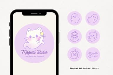 Ghost Doodle by Babymimiart — Dingbats Font — thumbnail 7