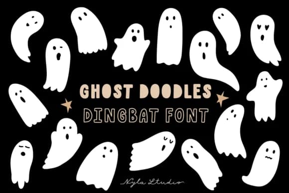 Ghost Doodles by Nyla.studio — Dingbats Font