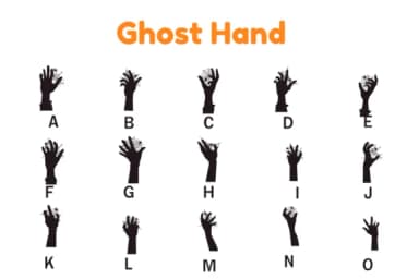 Ghost Hand by Nun Sukhwan — Dingbats Font — thumbnail 4
