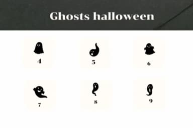 Ghosts Halloween by Apiwat Type — Dingbats Font — thumbnail 4