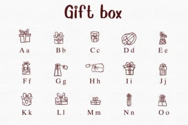 Gift Box by Nongyao — Dingbats Font — thumbnail 2