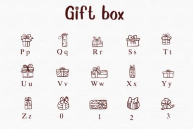 Gift Box by Nongyao — Dingbats Font — thumbnail 3