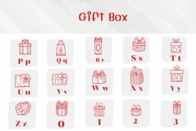 Gift Box by Ketsarin — Dingbats Font — thumbnail 3