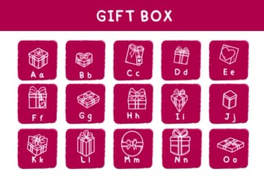 Gift Box Doodle by Bee piyanuch — Dingbats Font — thumbnail 6
