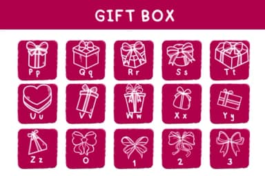 Gift Box Doodle by Bee piyanuch — Dingbats Font — thumbnail 7