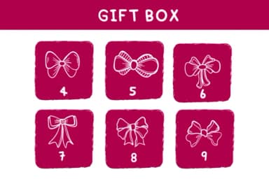 Gift Box Doodle by Bee piyanuch — Dingbats Font — thumbnail 8