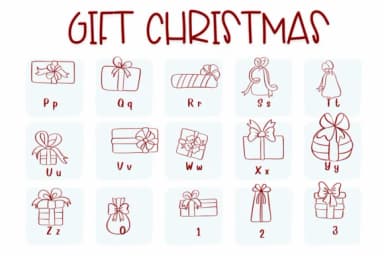 Gift Christmas by Sirinart — Dingbats Font — thumbnail 3