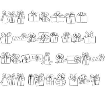 Gift Christmas by Sirinart — Dingbats Font — thumbnail 8