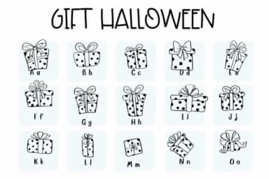 Gift Halloween by Sirinart — Dingbats Font — thumbnail 2