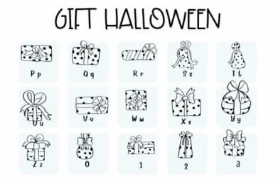Gift Halloween by Sirinart — Dingbats Font — thumbnail 3