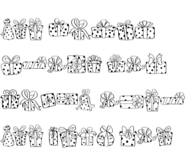 Gift Halloween by Sirinart — Dingbats Font — thumbnail 8