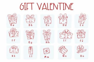 Gift Valentine by Sirinart — Dingbats Font — thumbnail 2