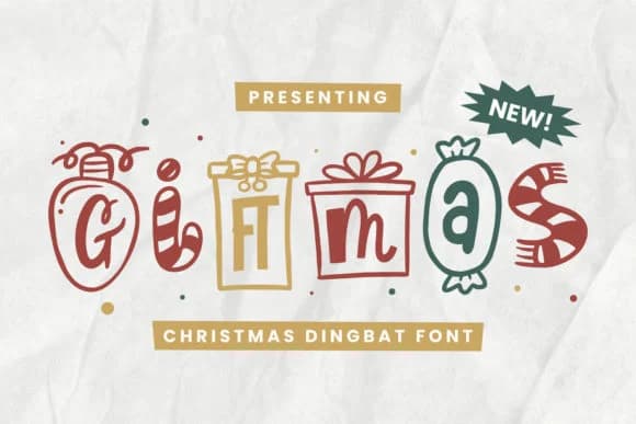 Giftmas by Runsell Graphic — Dingbats Font