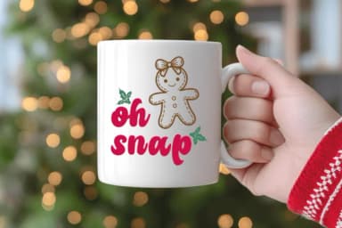 Gingerbread Girl by Pui Art — Dingbats Font — thumbnail 2