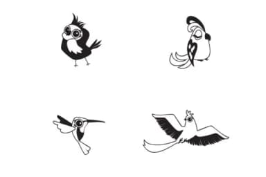 Girliebird Font by Illustration Ink — Dingbats Font — thumbnail 4