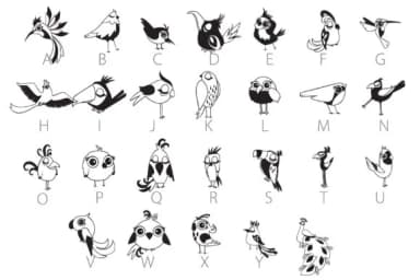 Girliebird Font by Illustration Ink — Dingbats Font — thumbnail 6