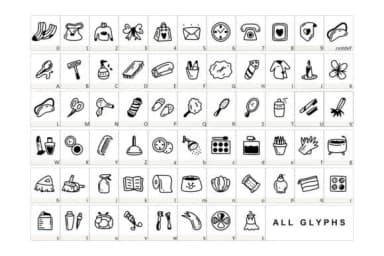 Girly by YandiDesigns — Dingbats Font — thumbnail 2