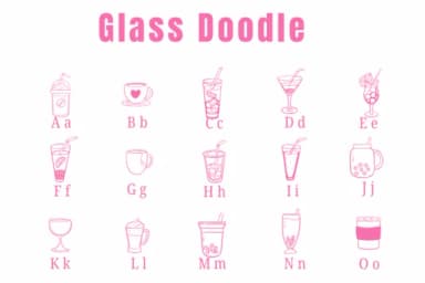 Glass Doodle by Suphitchaya — Dingbats Font — thumbnail 2