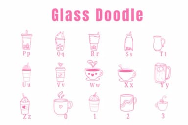 Glass Doodle by Suphitchaya — Dingbats Font — thumbnail 3