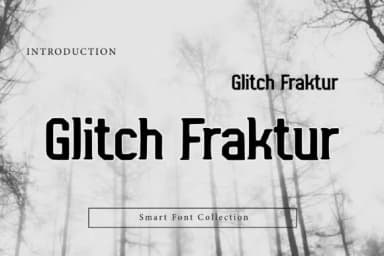 Glitch Fraktur by Wow Magic — Slab Serif Font — thumbnail 1