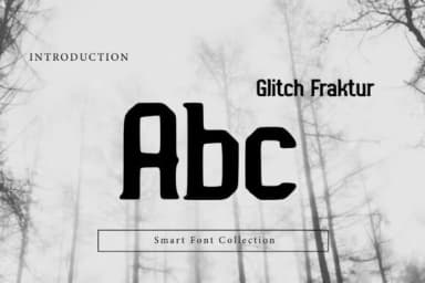 Glitch Fraktur by Wow Magic — Slab Serif Font — thumbnail 2