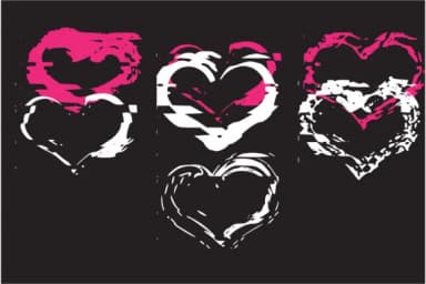 Glitch Hearts by GraphicsBam Fonts — Dingbats Font — thumbnail 3