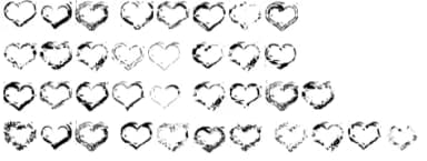 Glitch Hearts by GraphicsBam Fonts — Dingbats Font — thumbnail 5
