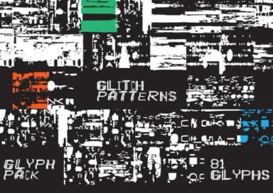 Glitch Patterns by GraphicsBam Fonts — Dingbats Font — thumbnail 1